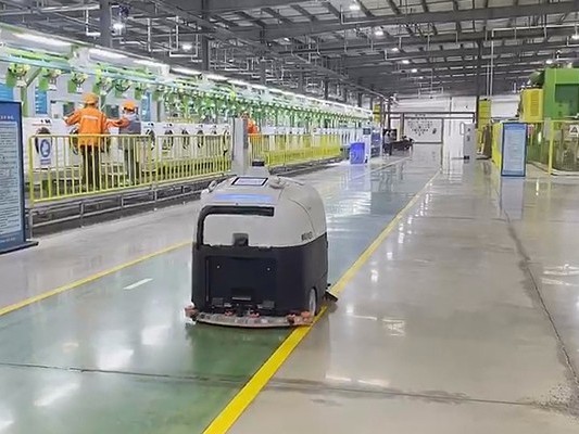 坦力清潔機(jī)器人：人力下崗，智能上崗，科技車間新玩法